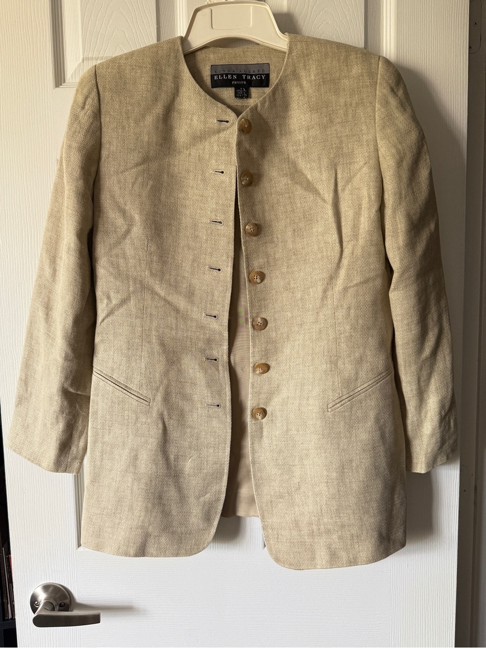 Linen Ellen Tracy Jacket